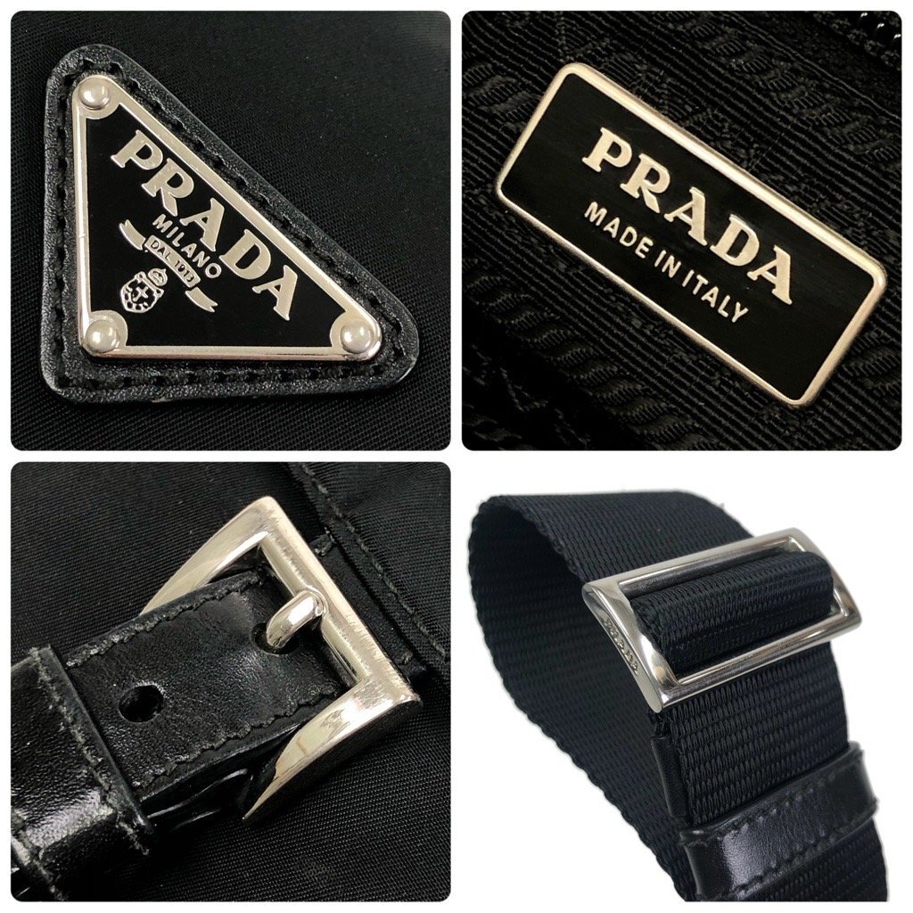 PRADA プラダ テスート ナイロン ショルダーバッグ 三角ロゴ PRADA プラダ テスート ナイロン ショルダーバッグ 三角ロゴ