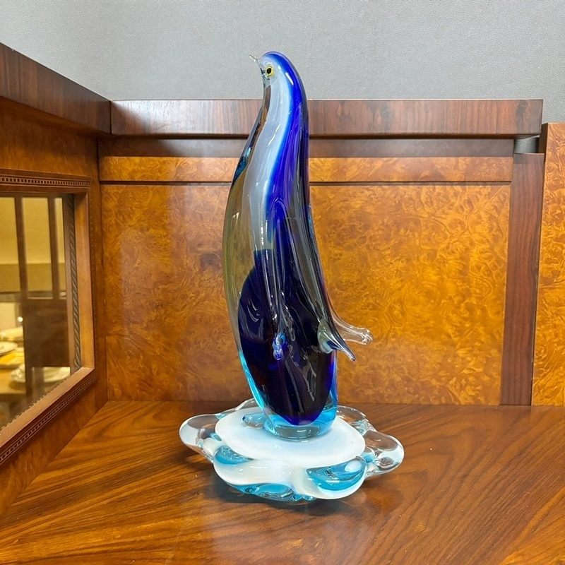 福岡】MultiGlass マルティグラス ペンギン ガラス 置物 ガラス