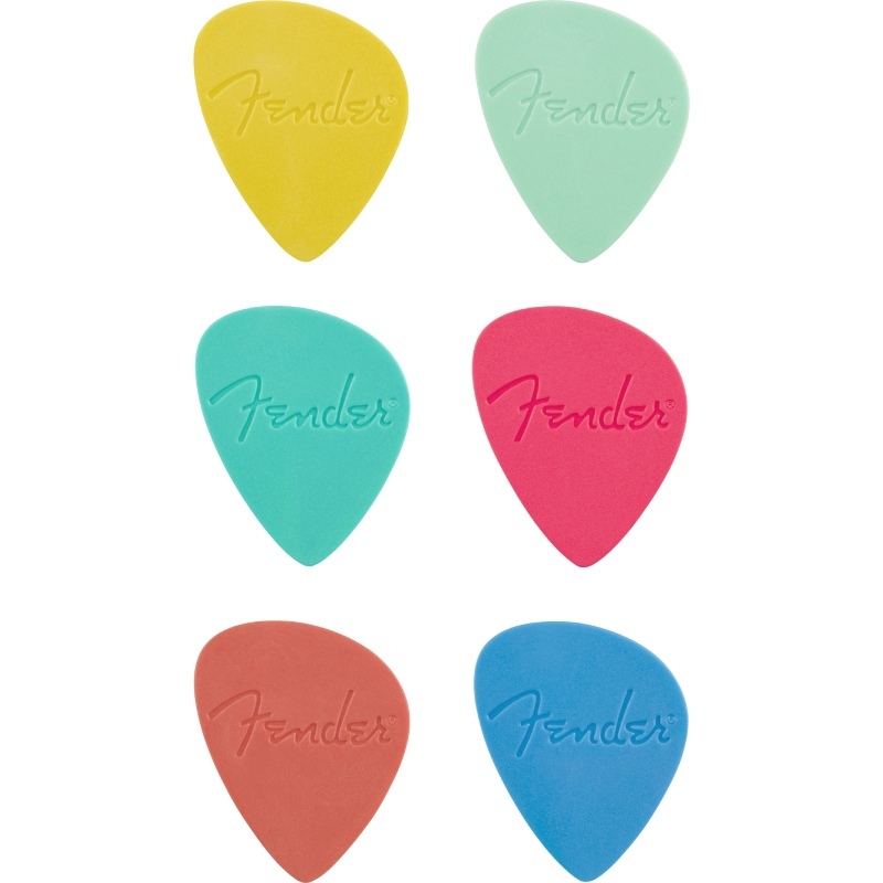 Fender ピック Offset Picks, Multi-Color (6) (フェンダー)