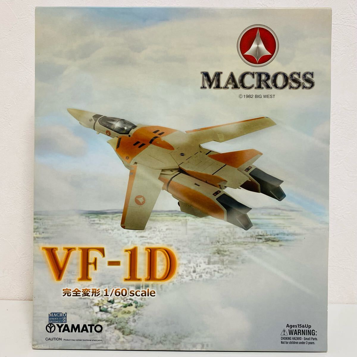 【美品】YAMATO やまと MACROSS マクロス 完全変形 1/60スケール VF-1D フィギュア