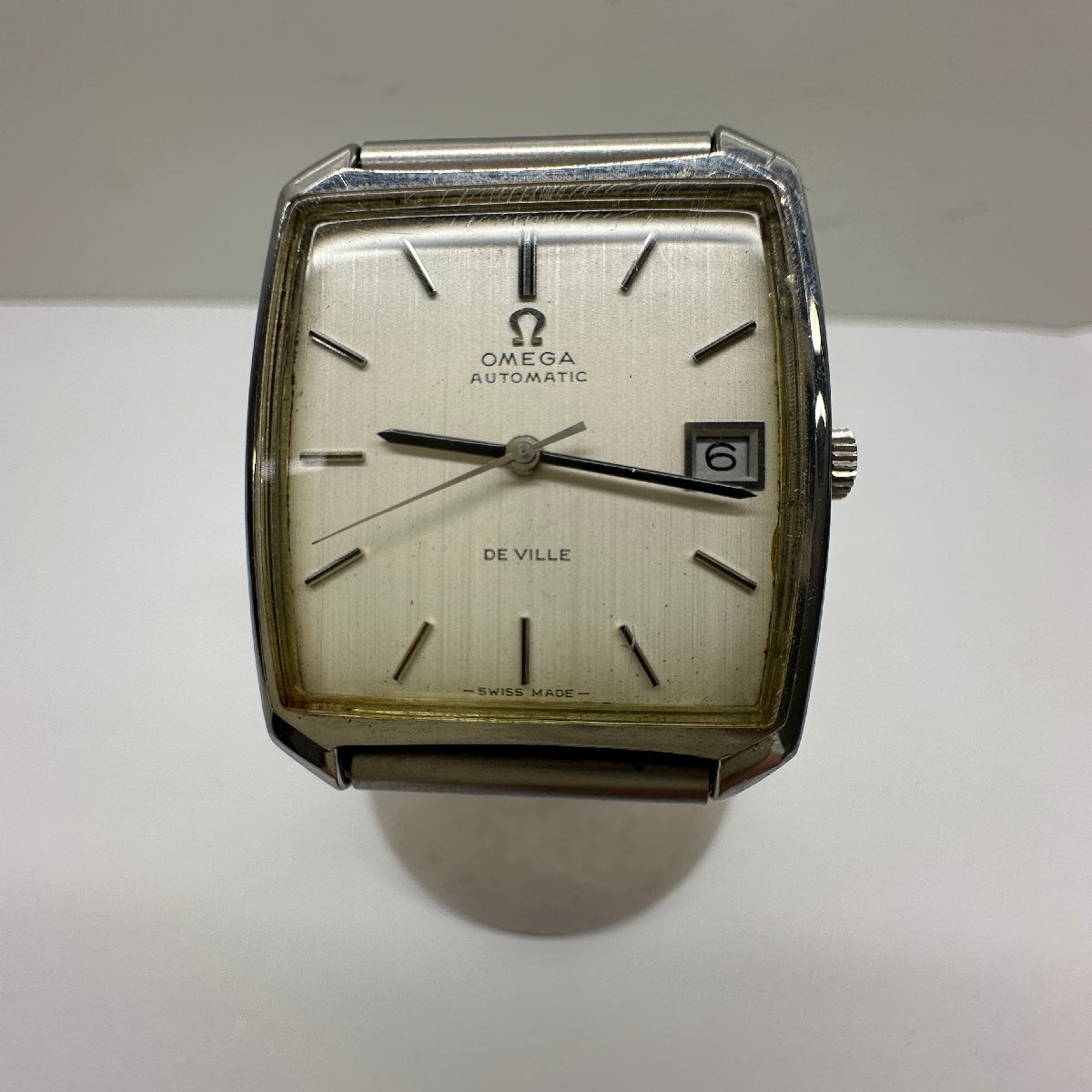 ジャンク品】OMEGA DE VILLE オメガ デビル 自動巻き スクエア ジャンク品】OMEGA DE VILLE オメガ デビル 自動巻き スクエア