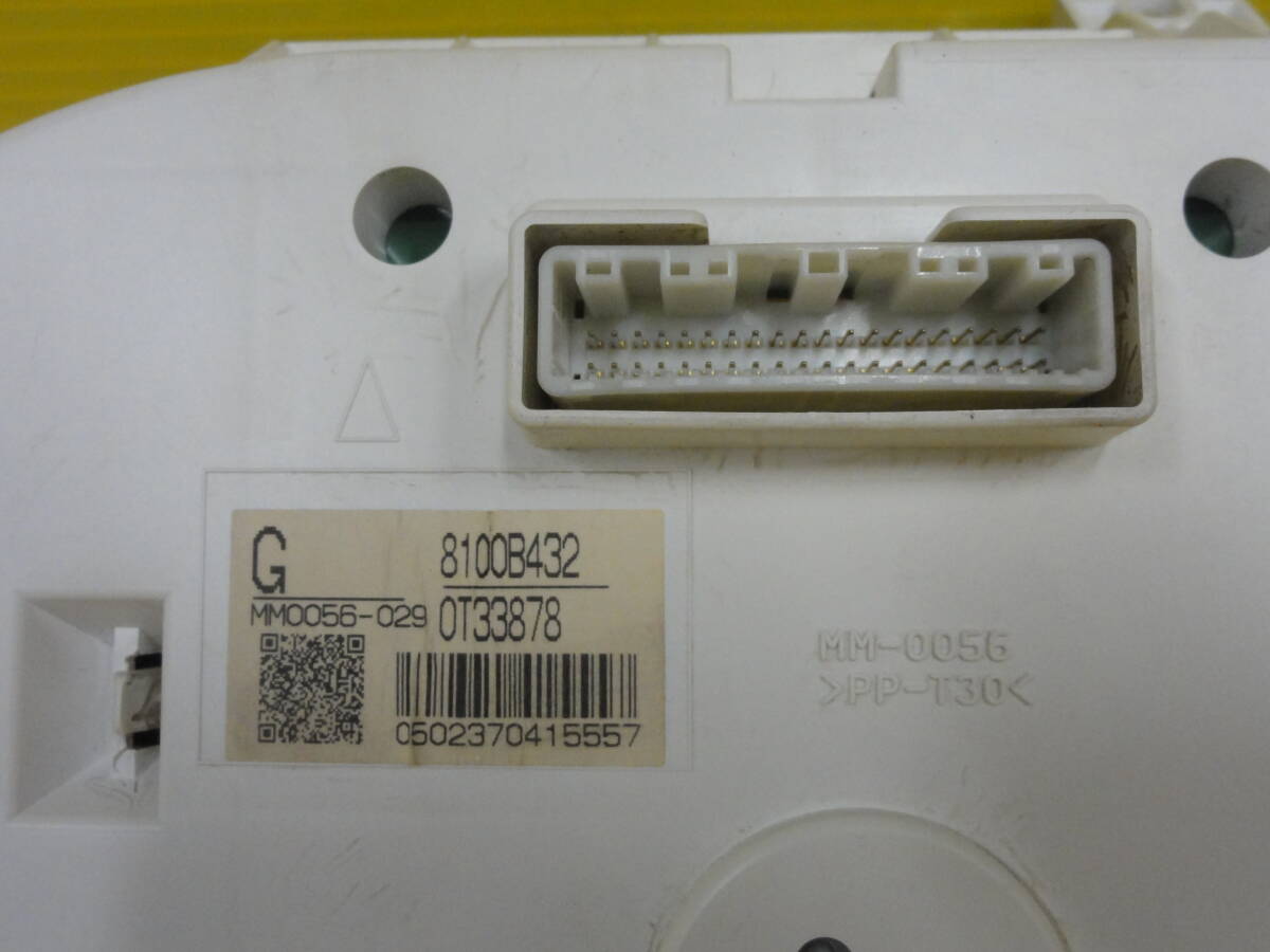 ☆平成23年車　三菱　U61V　ミニキャブ　スピードメーター　メーター 8100B432　0T33878　MM0056-029　純正　動(dòng)作OK☆F29903 m