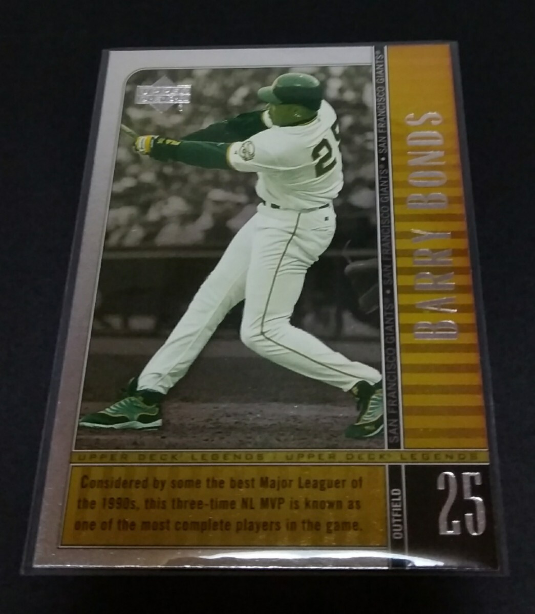 MLB 2000年upper deck バリー?ボンズ (ジャイアンツ) No,37。Giants BARRY BONDS 