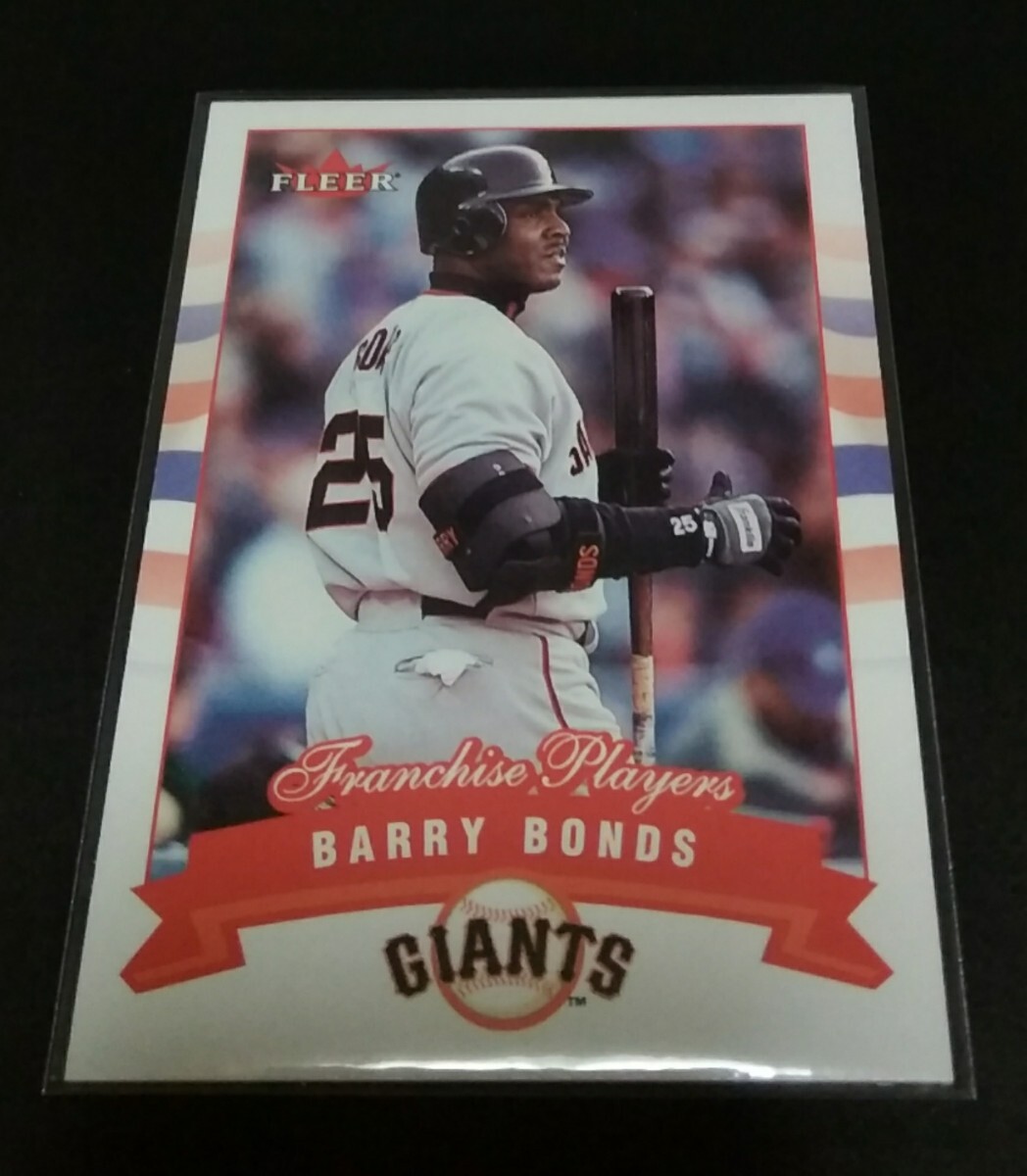 MLB 2002年FLEER バリー?ボンズ(ジャイアンツ) Franchise Players No,25。 Giants BARRY BONDS 