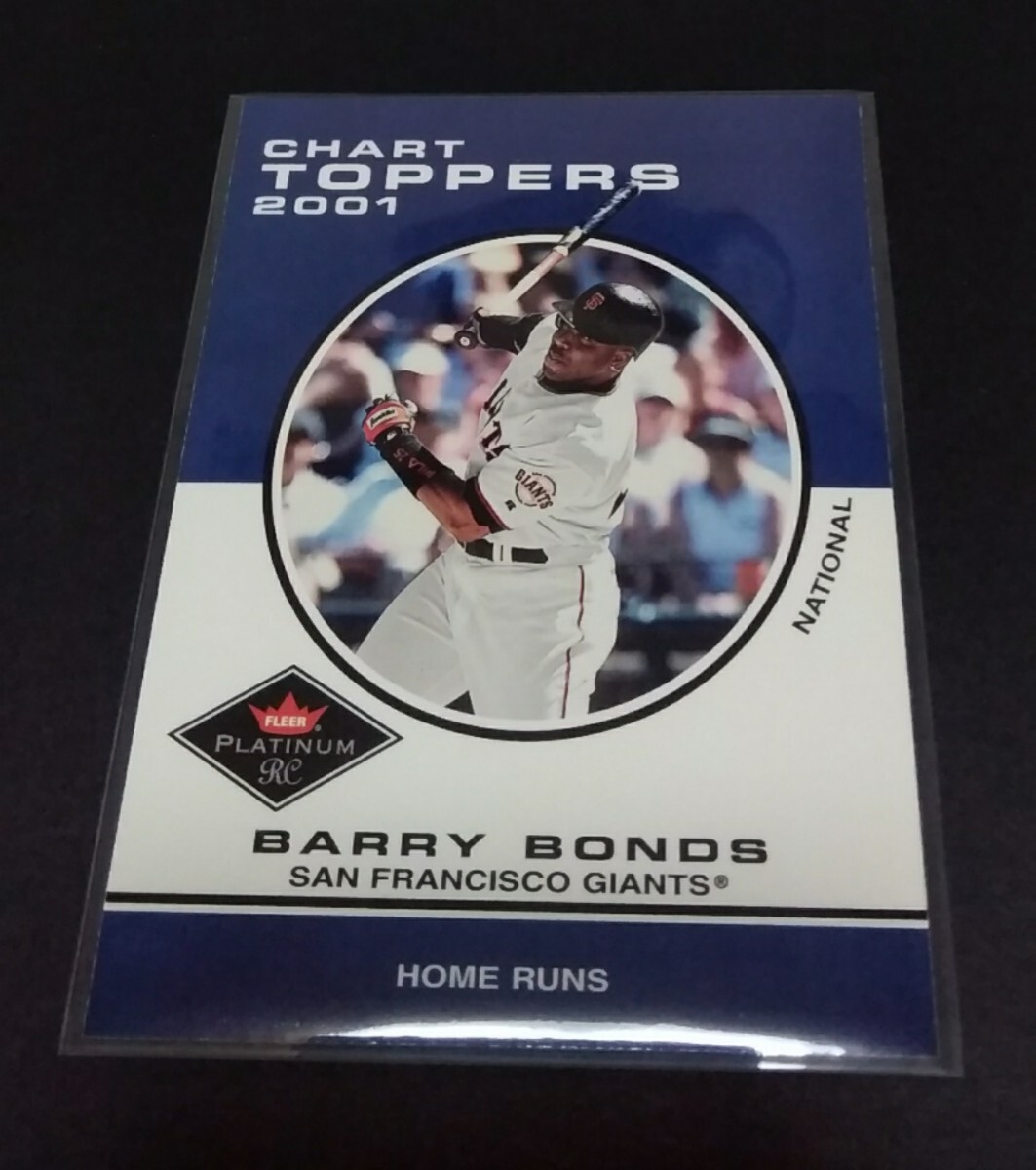 MLB 2001年FLEER Platinum バリー?ボンズ(ジャイアンツ) HOME RUNS No,426。Giants BARRY BONDS 