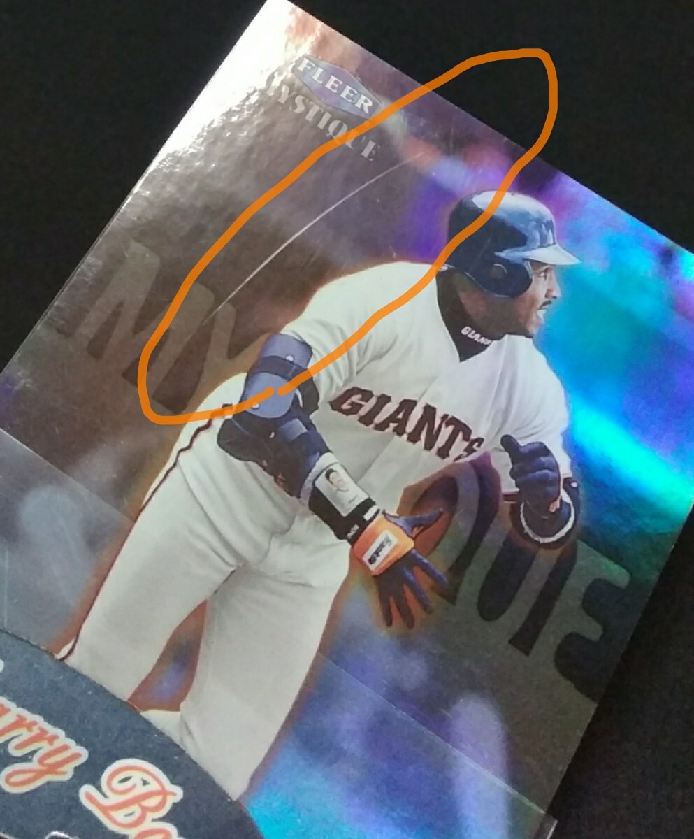 MLB 1999年FLEER バリー?ボンズ(ジャイアンツ) MYSTIQUE No,78。※表面、初期キズ跡あり(畫像３) Giants BARRY BONDS 