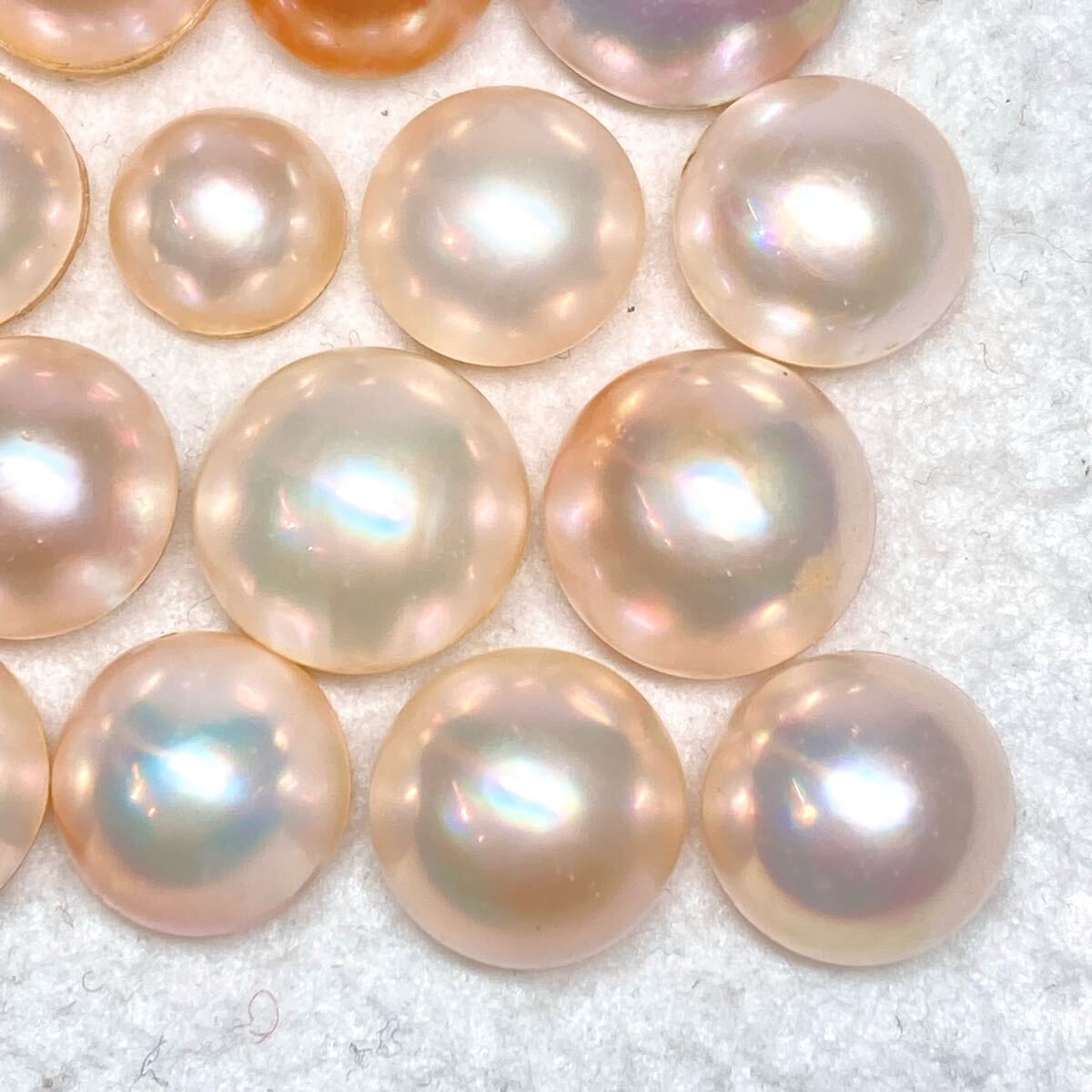 1円〜!!☆マベパールおまとめ149ct☆a 約29.8g ルース 裸石 宝石 1円〜!!☆マベパールおまとめ149ct☆a 約29.8g ルース 裸石 宝石