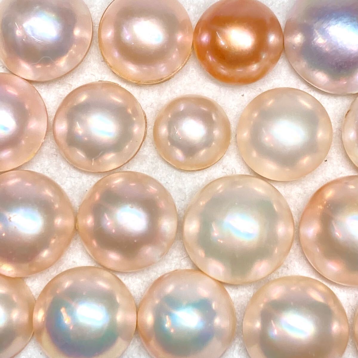 1円〜!!☆マベパールおまとめ149ct☆a 約29.8g ルース 裸石 宝石 1円〜!!☆マベパールおまとめ149ct☆a 約29.8g ルース 裸石 宝石