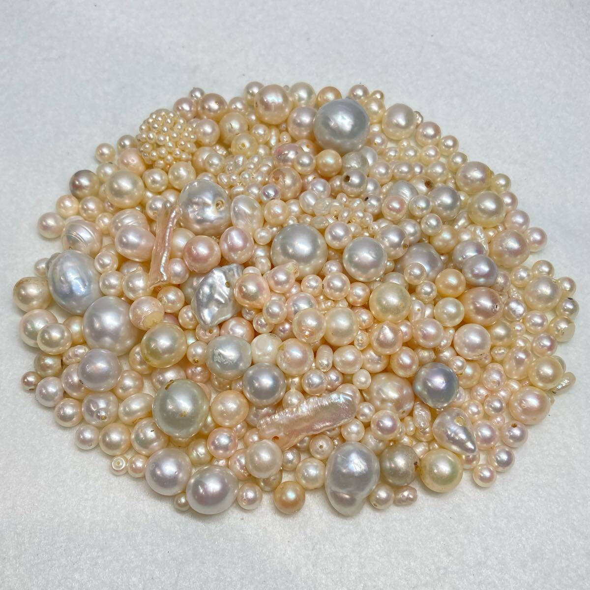 1円〜!!大量!!☆本真珠おまとめ1000ct☆a 約200g 真珠 pearl 1円〜!!大量!!☆本真珠おまとめ1000ct☆a 約200g 真珠 pearl