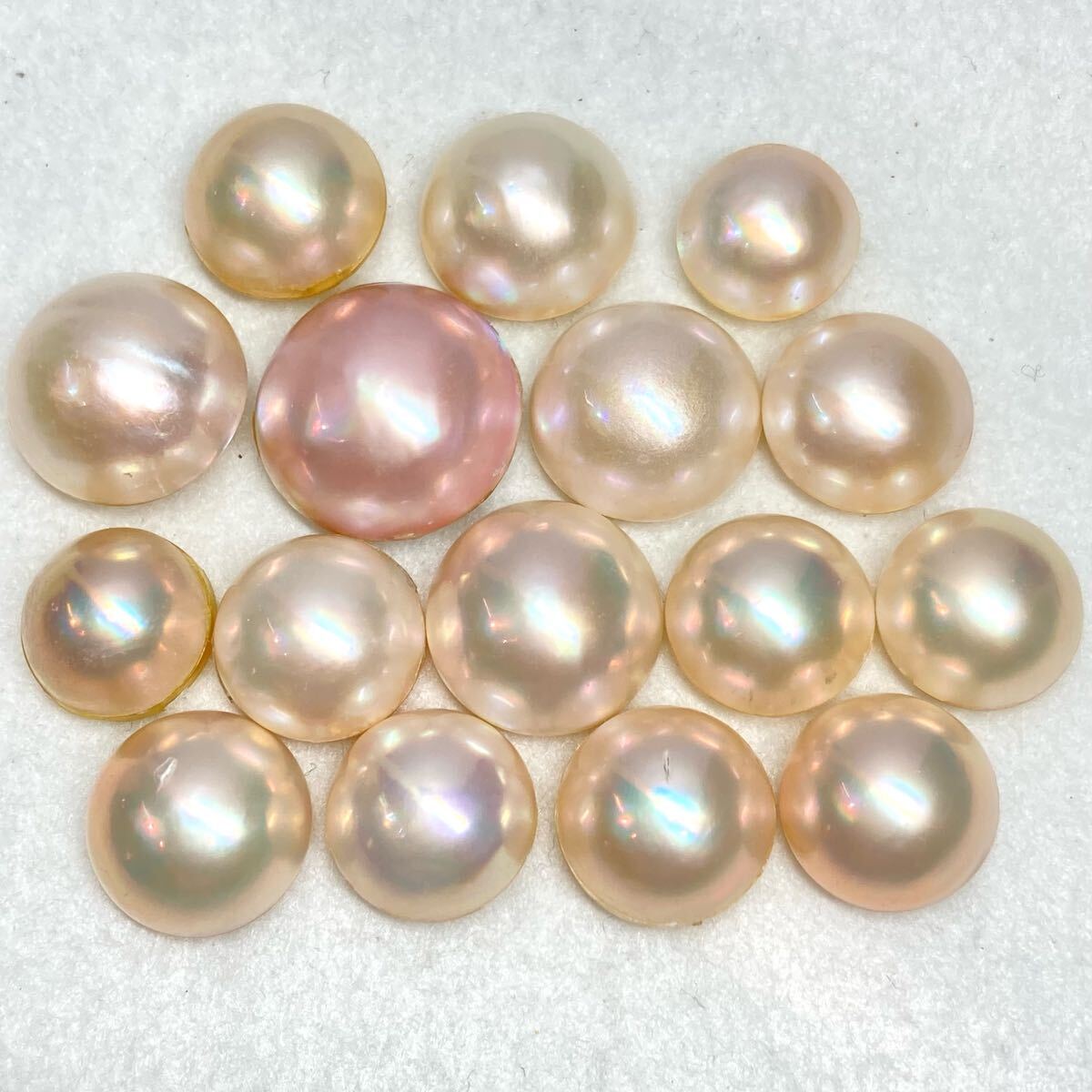 1円〜!!☆マベパールおまとめ150ct☆a 約30g ルース 裸石 宝石 1円〜!!☆マベパールおまとめ150ct☆a 約30g ルース 裸石 宝石