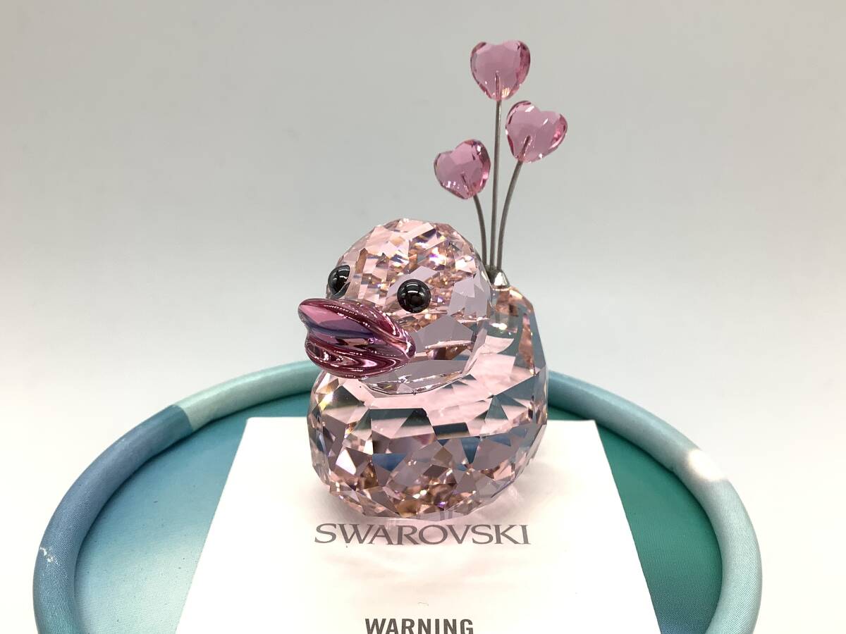 u8135 美品 SWAROVSKI スワロフスキー クリスタル アヒル ピンク u8135 美品 SWAROVSKI スワロフスキー クリスタル アヒル ピンク