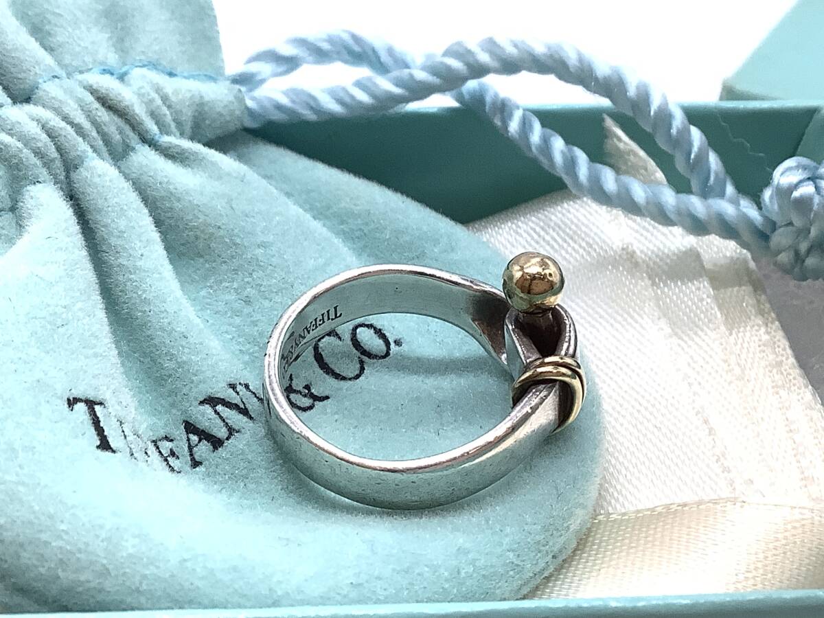u8208 Tiffany&co ティファニー フック&アイ リング 指輪 SV925 u8208 Tiffany&co ティファニー フック&アイ リング 指輪 SV925