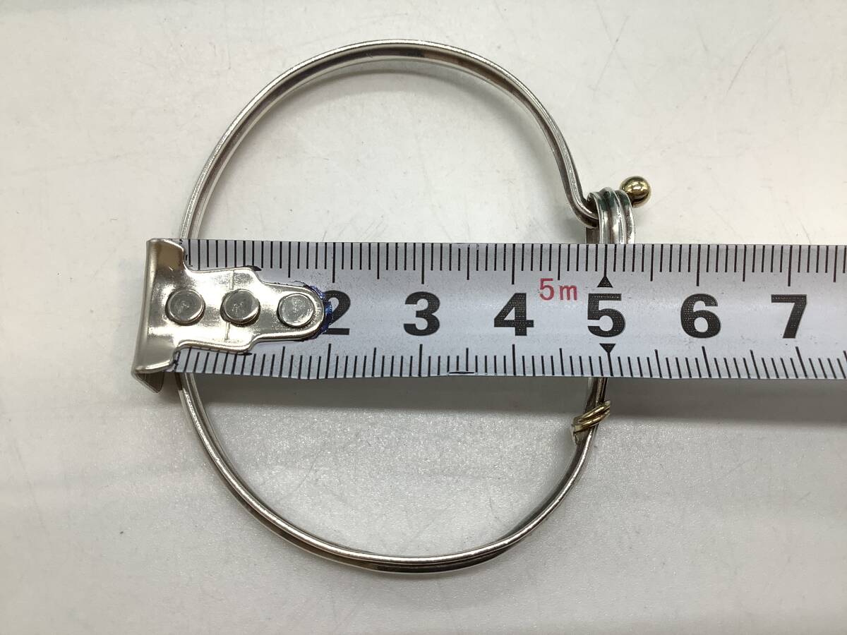 u8209 Tiffany&co ティファニー フック&アイ バングル SV925 u8209 Tiffany&co ティファニー フック&アイ バングル SV925