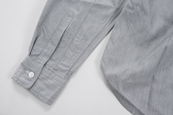 COMME des GARCONS HOMME PLUS круг воротник рубашка с длинным рукавом серый XS размер * AD2009 Comme des Garcons Homme pryus*MU16
