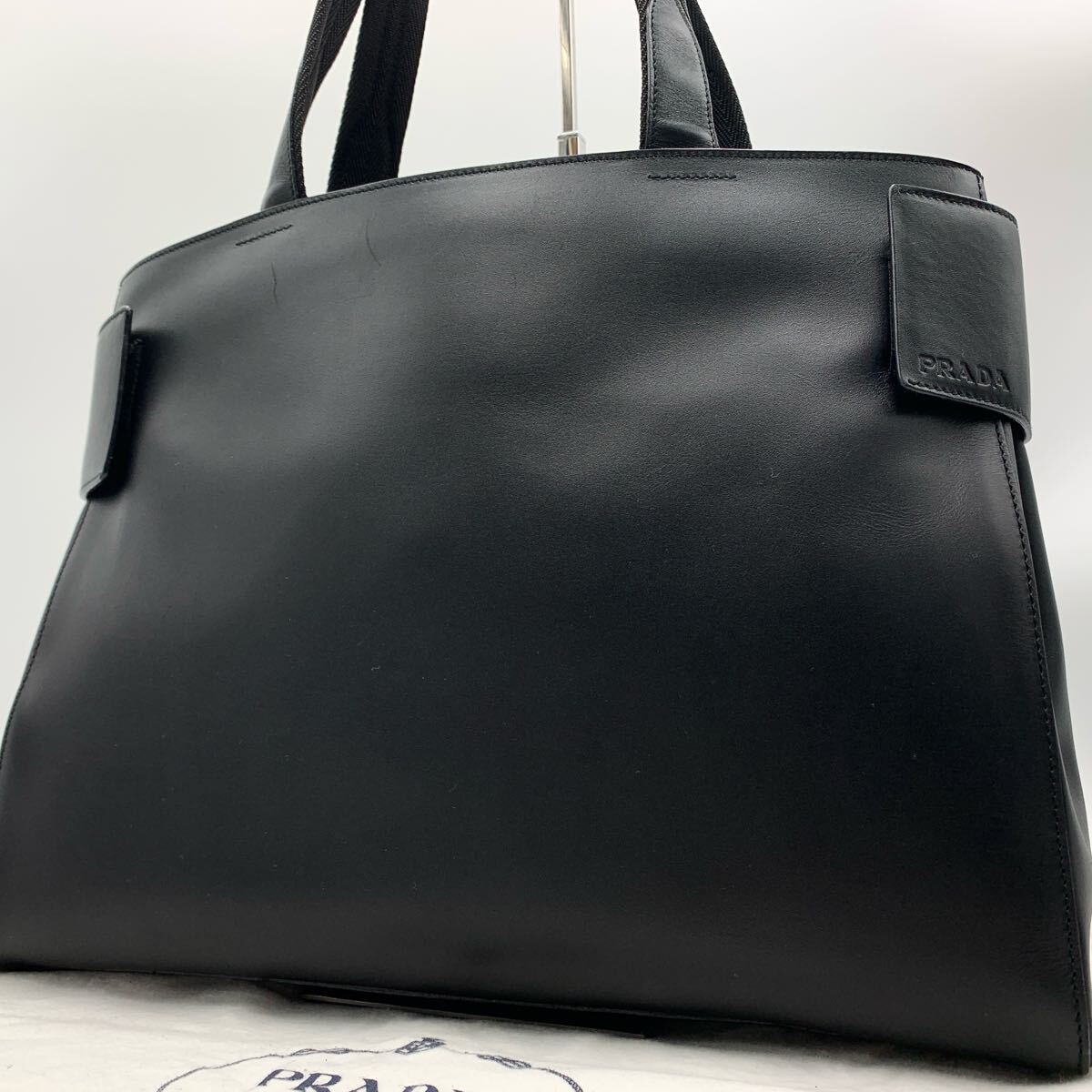 極美品/A4収納可】 プラダ PRADA メンズ ビジネス トートバッグ 極美品/A4収納可】 プラダ PRADA メンズ ビジネス トートバッグ