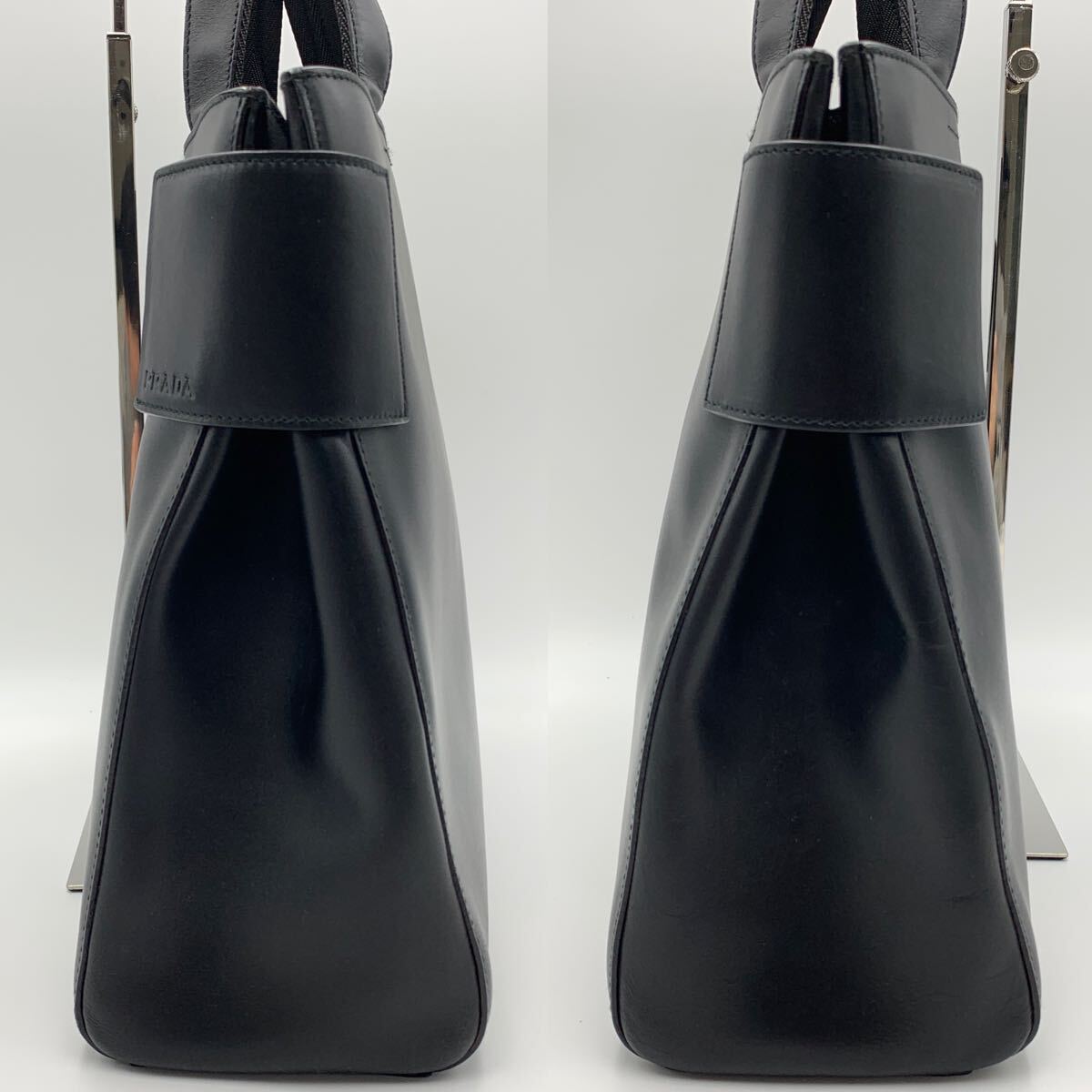 極美品/A4収納可】 プラダ PRADA メンズ ビジネス トートバッグ 極美品/A4収納可】 プラダ PRADA メンズ ビジネス トートバッグ