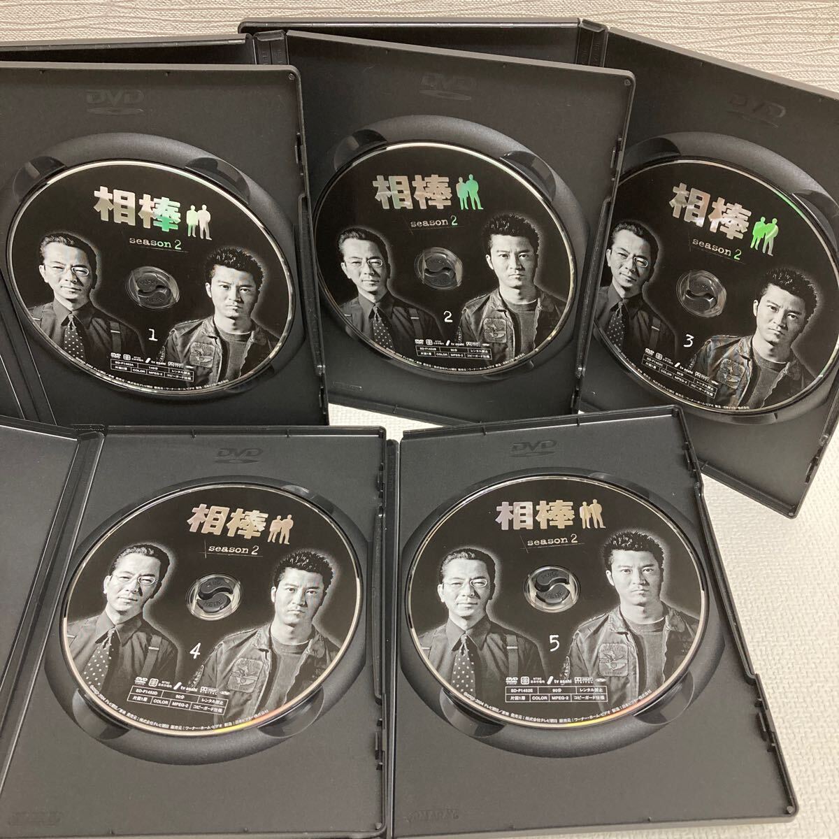 I0415D3 相棒 season2 DVD BOX Ⅰ Ⅱ セル版 テレビドラマ