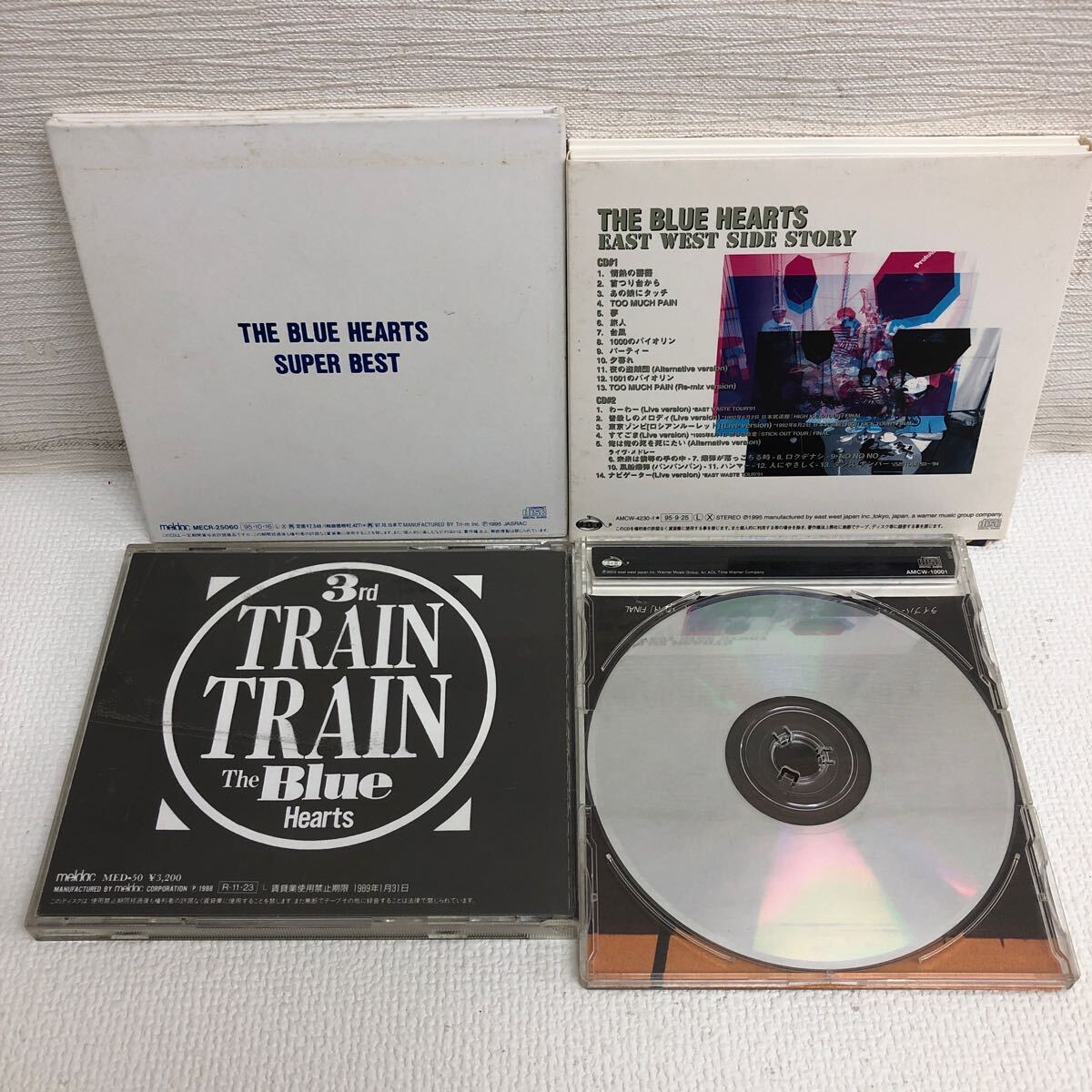 I0418A5 ザ・ブルーハーツ CD 4巻セット 紙ジャケ 邦楽 EAST I0418A5 ザ・ブルーハーツ CD 4巻セット 紙ジャケ 邦楽 EAST