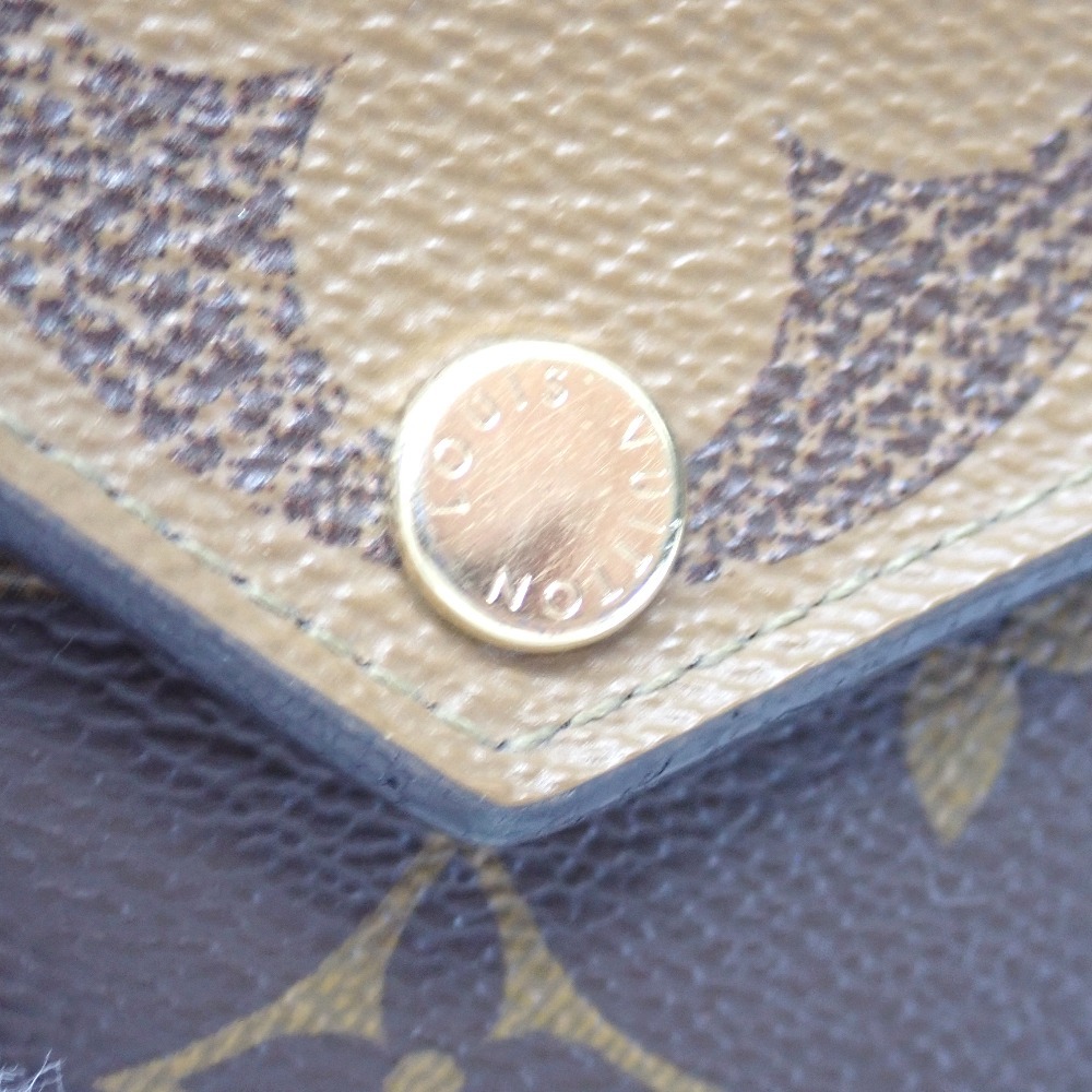 Ft621927 ルイ?ヴィトン コンパクト財布 ポルトフォイユ?ゾエ モノグラム?ジャイアントリバース M80725 LOUIS VUITTON 中古