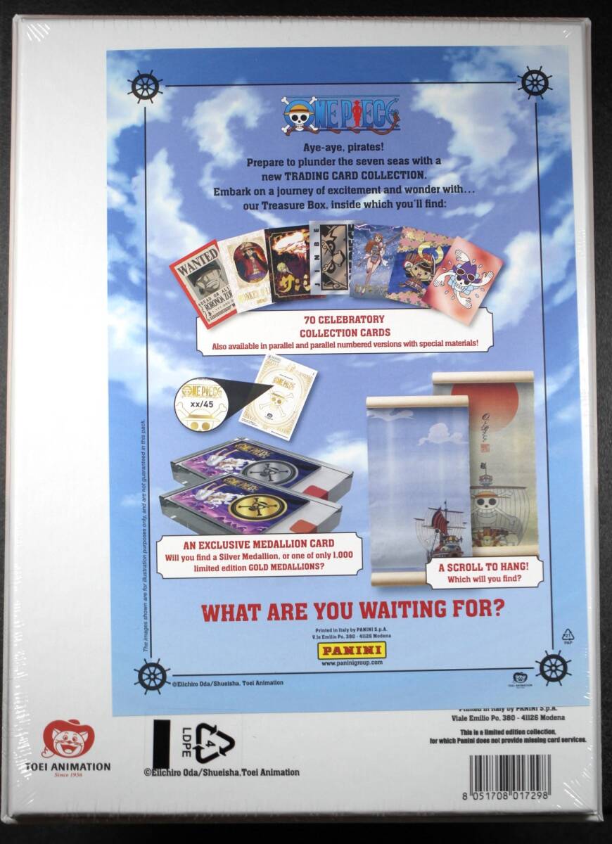新品未開封 PANINIワンピース公式 25周年トレジャーボックス 新品未開封 PANINIワンピース公式 25周年トレジャーボックス