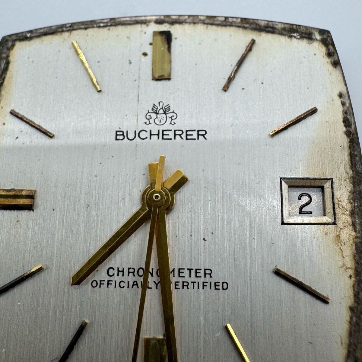 ジャンク】BUCHERER 自動巻きムーブメント 時計修理 ブッフェ ジャンク】BUCHERER 自動巻きムーブメント 時計修理 ブッフェ