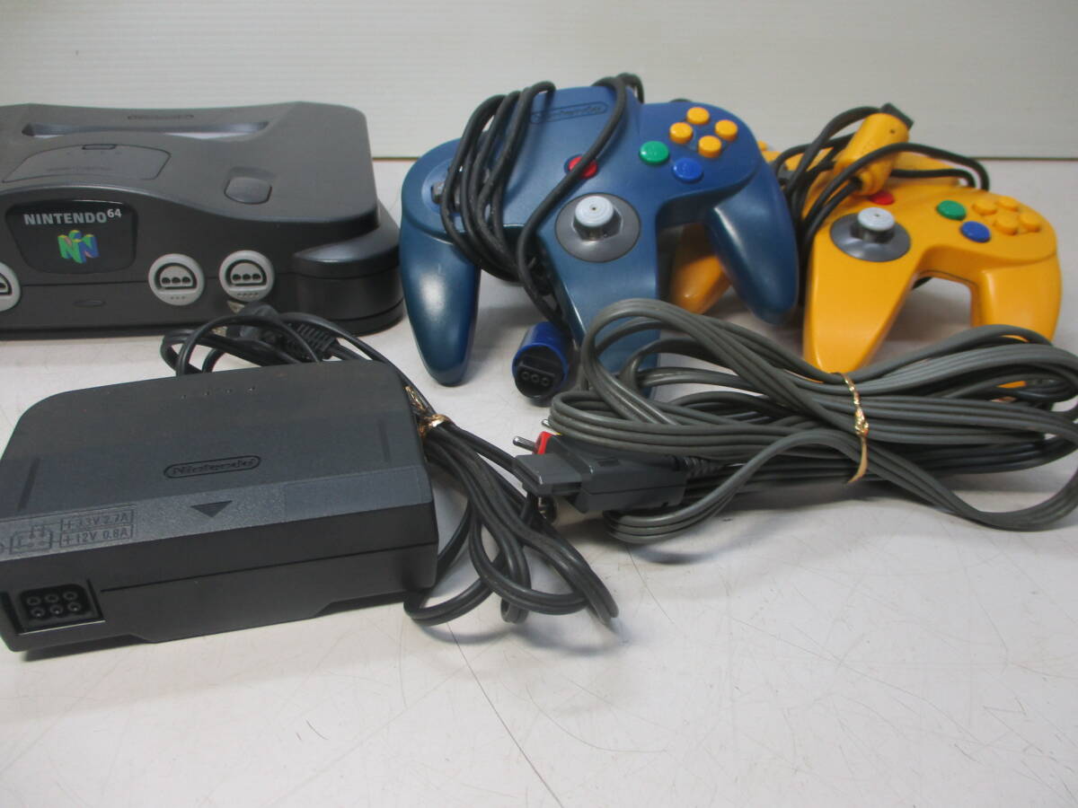 任天堂 NINTENDO64 NUS-001 本体 ACアダプターMUS-002 任天堂 NINTENDO64 NUS-001 本体 ACアダプターMUS-002