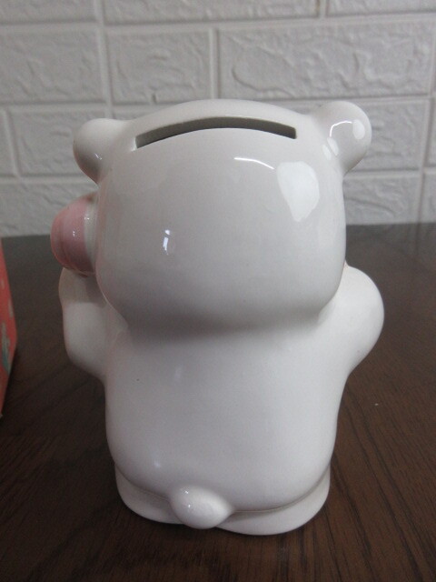 【VictoryFancy/Mint Land】ミントランド/陶器バンク/貯金箱/学研/昭和レトロ/未使用品_画像6