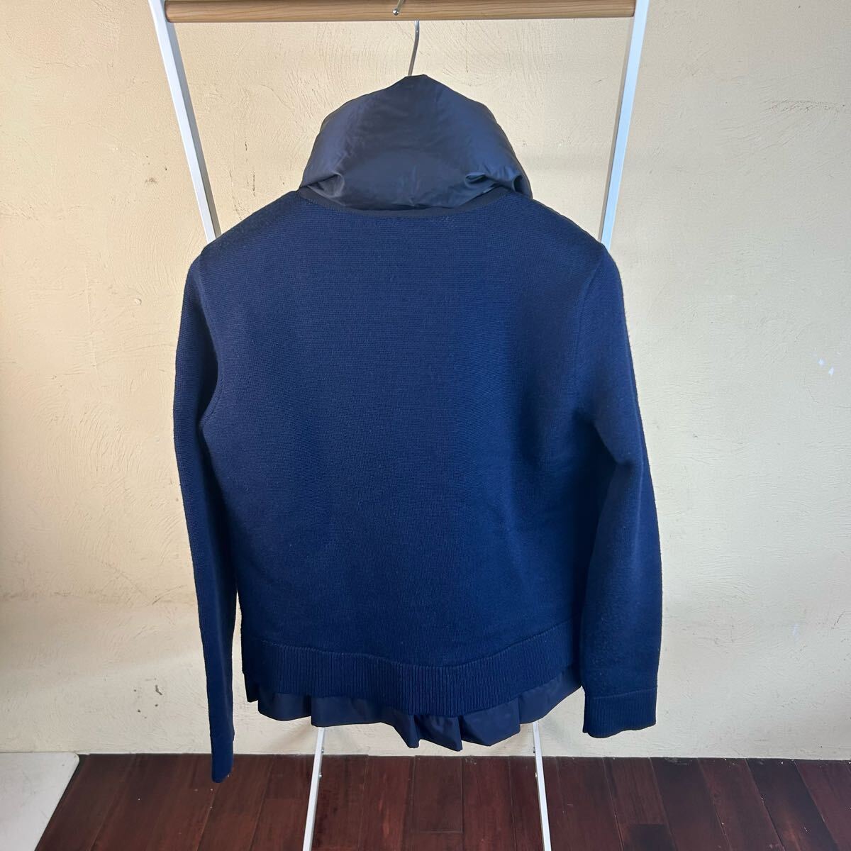 レア】 MONCLER モンクレール ダウンジャケットマフラーニット レア】 MONCLER モンクレール ダウンジャケットマフラーニット