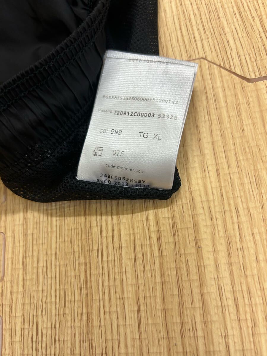 レア】MONCLER モンクレール ショートパンツラバーワッペン黒XL レア】MONCLER モンクレール ショートパンツラバーワッペン黒XL