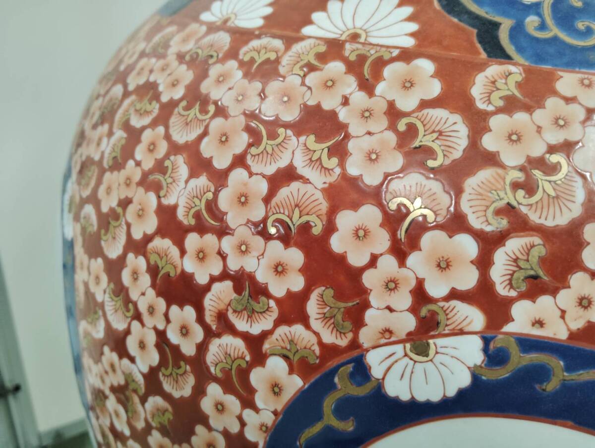 伊万里焼 花瓶 特大 高さ110cm シノワズリ 古伊万里 元禄 中国