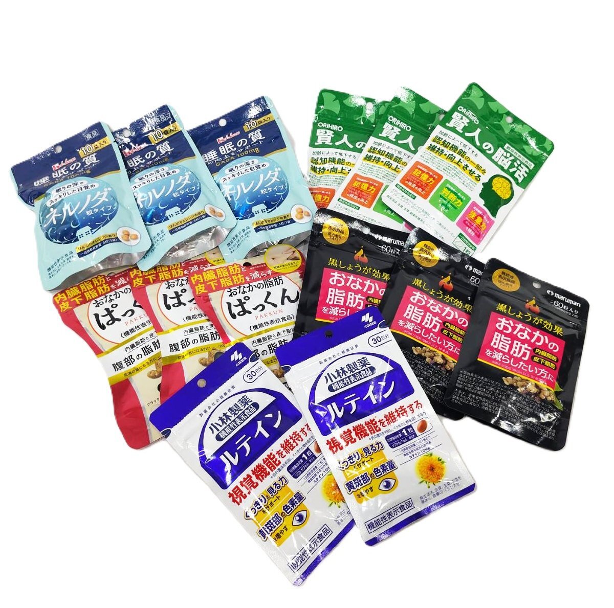 【未使用・未開封品】★おまとめ品★ サプリ おまとめ 14点セット！　ネルノダ・ルテイン 他　大量 サプリ　H1736-4