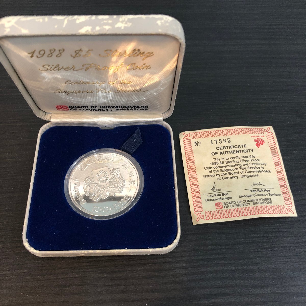 5オンス 大型銀貨 FALKLAND 25ポンド 終戦100周年 プルーフ銀貨