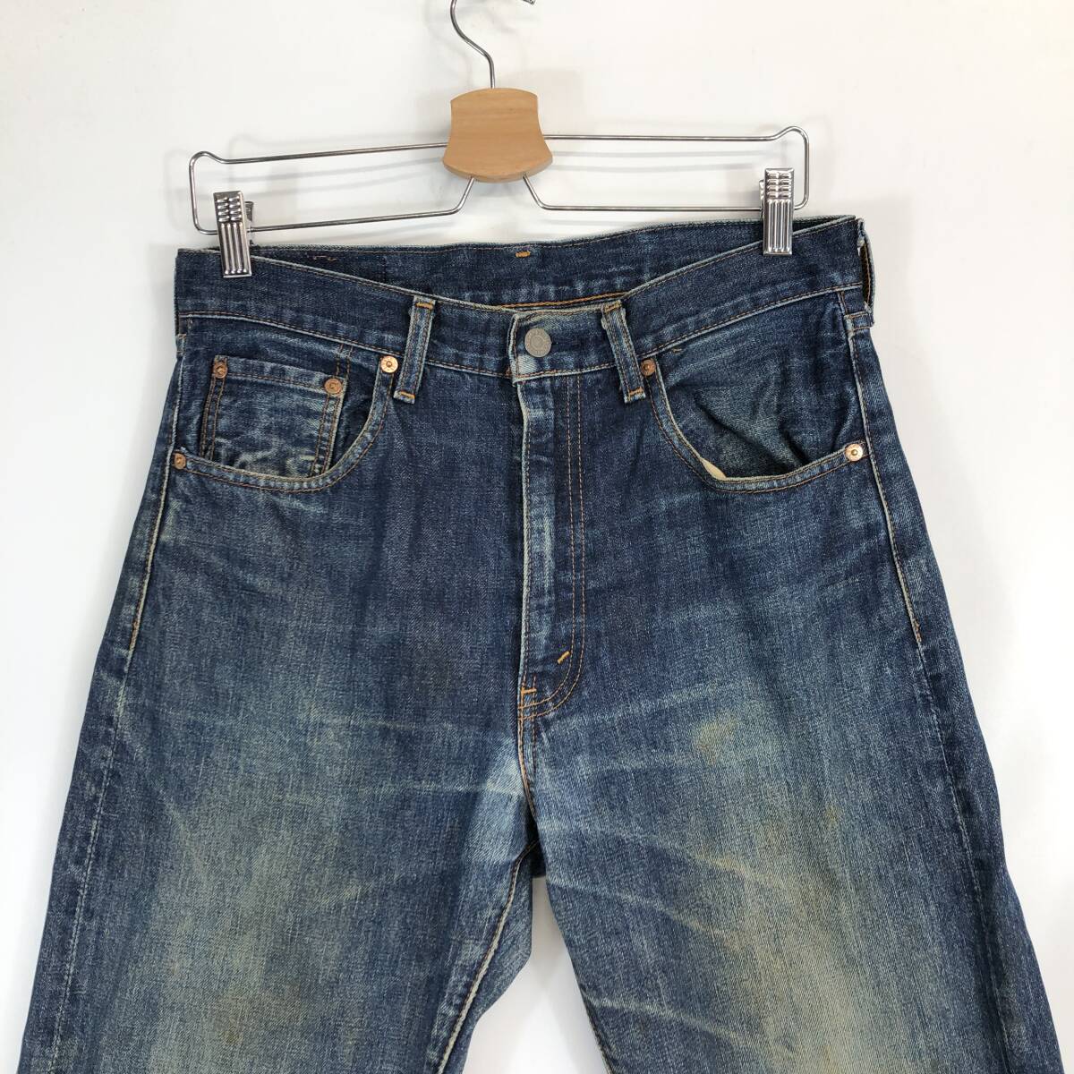 90s 日本製 リーバイス 502 502-XX デニムパンツ W32 98年 TALON 90s 日本製 リーバイス 502 502-XX デニムパンツ W32 98年 TALON
