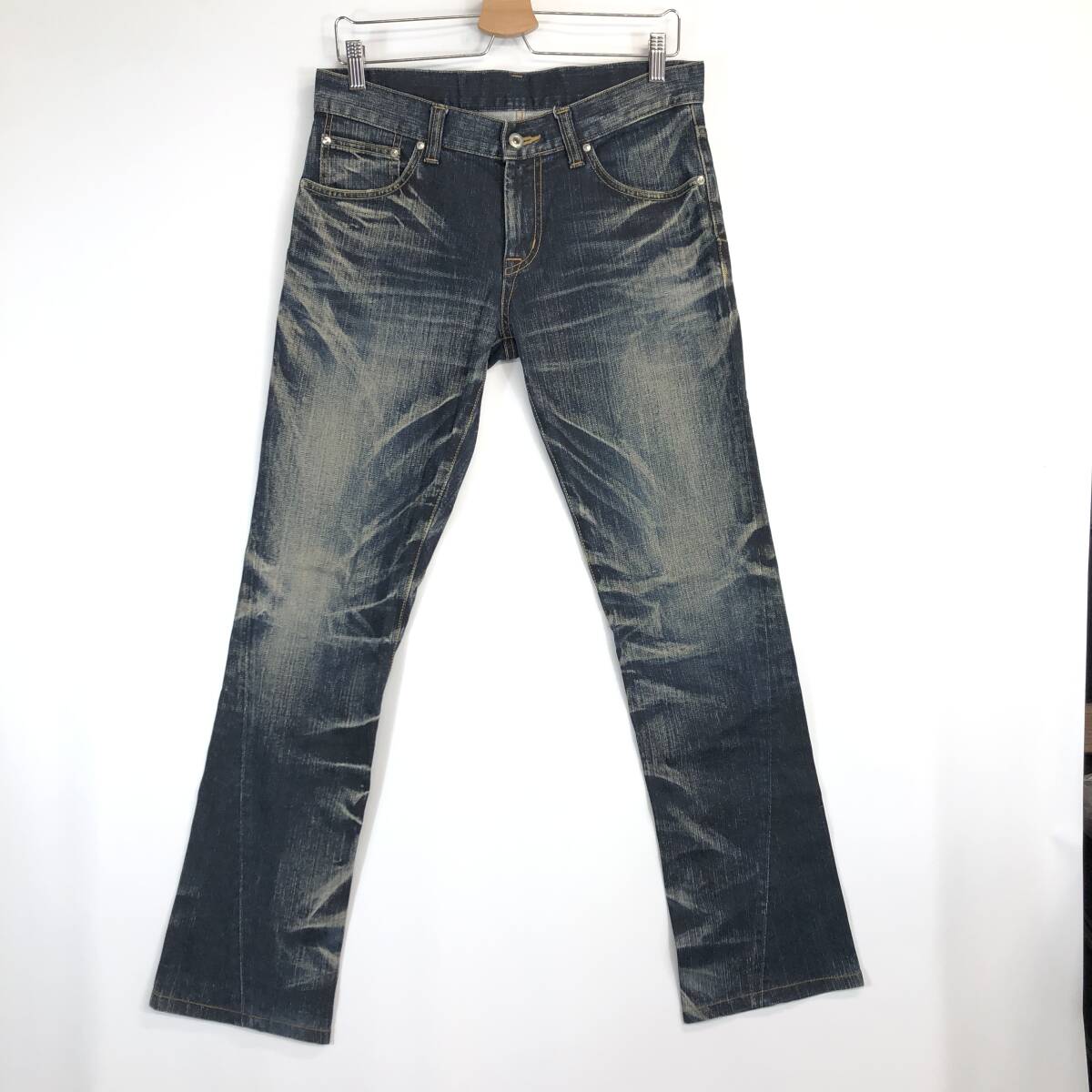 TORNADO MART(トルネードマート) デニムパンツ USED加工 Mサイズ TORNADO MART(トルネードマート) デニムパンツ USED加工 Mサイズ