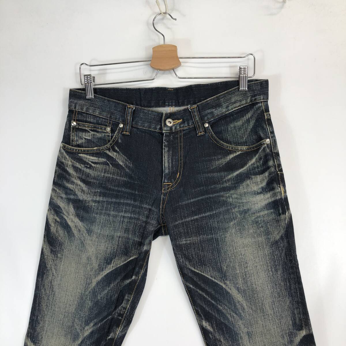 TORNADO MART(トルネードマート) デニムパンツ USED加工 Mサイズ TORNADO MART(トルネードマート) デニムパンツ USED加工 Mサイズ