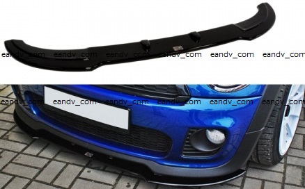 即納BMWミニクーパーR56 JCWバンパー アンダー フロントリップスポイラー エアロ カバー トリム スプリッター ディフューザー ガーニッシュ_画像4