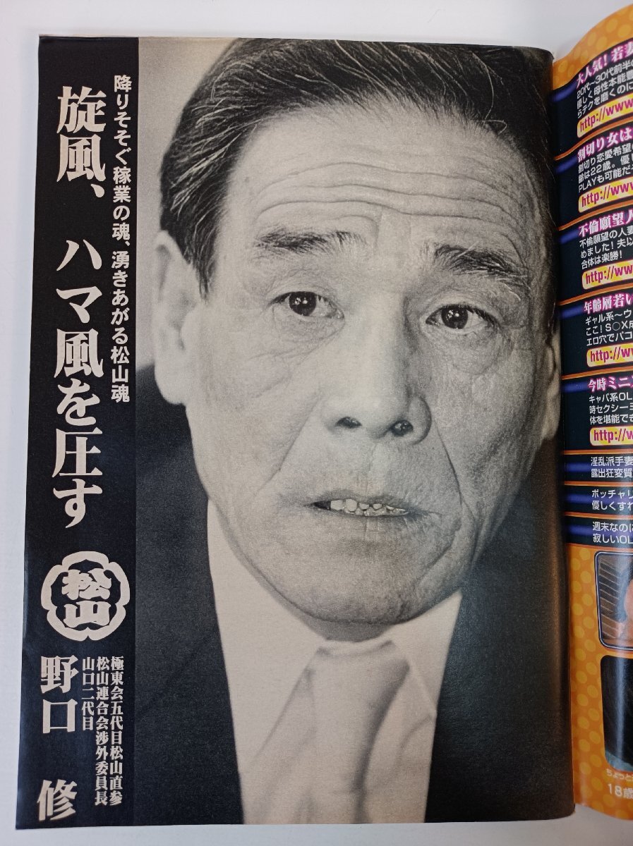 実話時(shí)代 2003.5/極東會(huì)/野口修/松山眞一/板倉(cāng)信雄/黒田敦/豬俁哲男/安藤組/安藤昇/工藤會(huì)/溝下秀男/ヤクザ/極道/里社會(huì)/雑志/B3504088