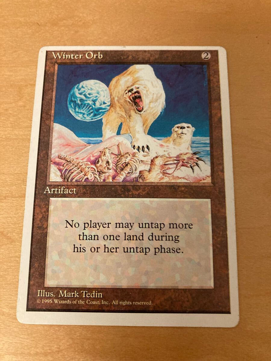 4ED alternate edition winter orb 冬の宝珠 英語版 白枠 MTG 4ED alternate edition winter orb 冬の宝珠 英語版 白枠 MTG