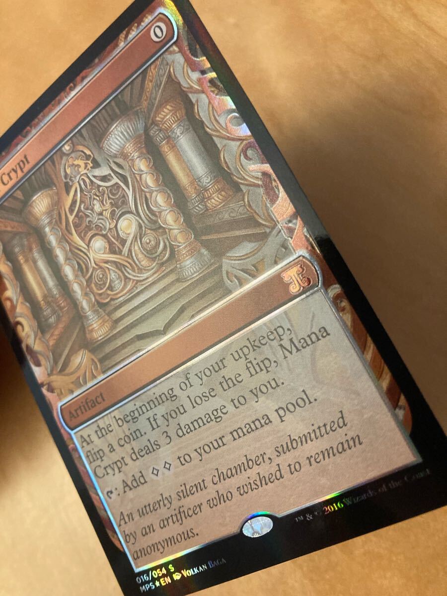PSA6魔力の墓所【部分光沢】マスターピース MPS 魔力の墓所 mana crypt FOIL 部分光沢 マスターピース
