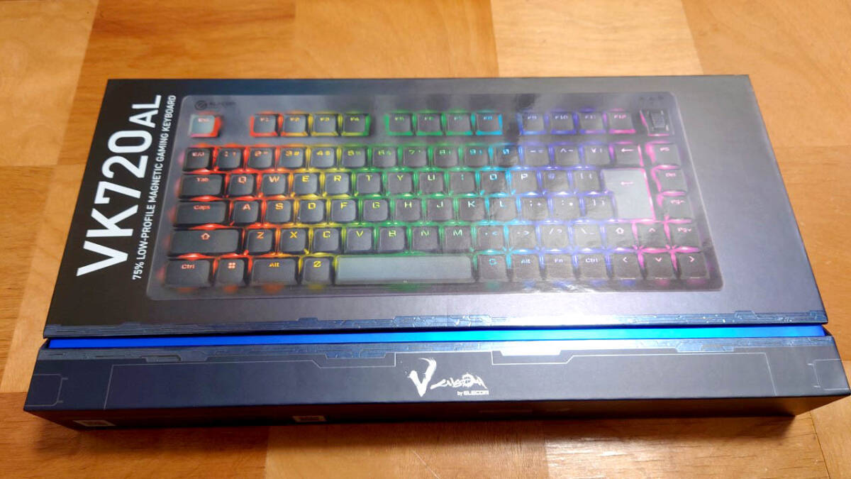 ELECOM VK720AL ロープロファイル_磁気式_ラピッドトリガー_75 ELECOM VK720AL ロープロファイル_磁気式_ラピッドトリガー_75