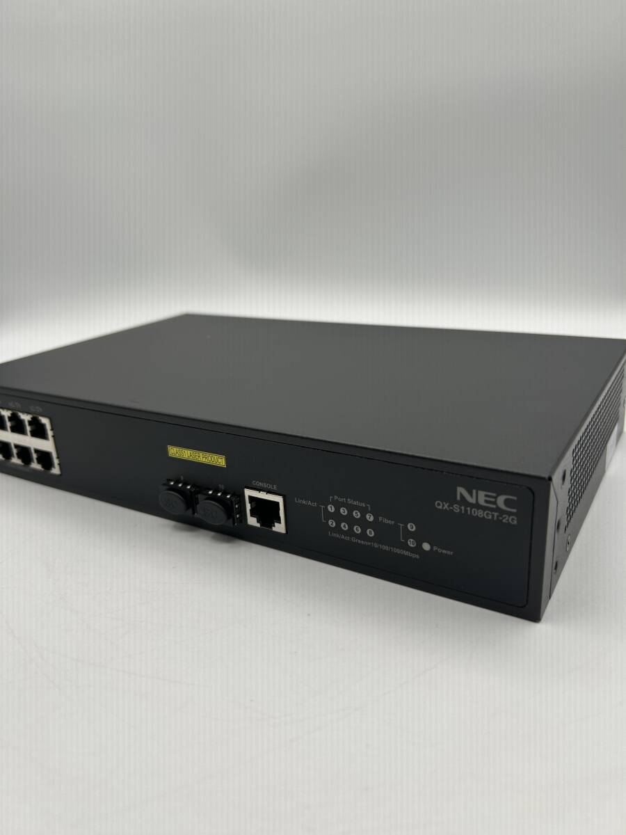 NEC QX-S1108GT-2G 1GbEベーシック・レイヤ2スイッチ 新品未使用 NEC QX-S1108GT-2G 1GbEベーシック・レイヤ2スイッチ 新品未使用