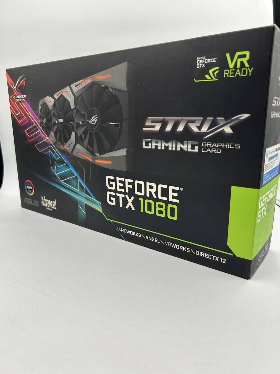 ASUS ROG STRIX GeForce GTX 1080 8GB GAMING 外箱あり 動作保証 ASUS ROG STRIX GeForce GTX 1080 8GB GAMING 外箱あり 動作保証