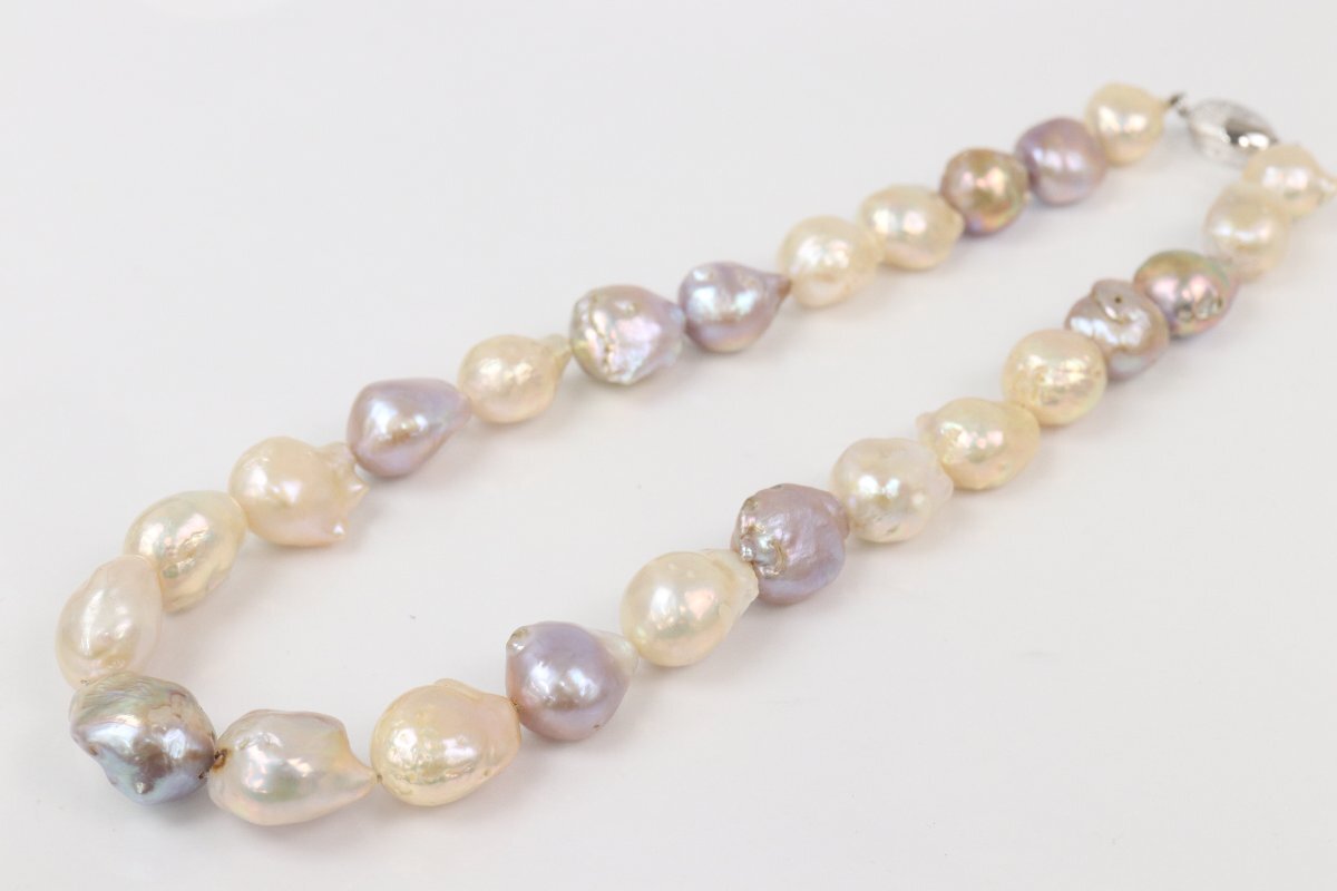 南洋真珠 白蝶真珠 パール ネックレス 約12mm 約81g 約42.5cm 南洋真珠 白蝶真珠 パール ネックレス 約12mm 約81g 約42.5cm