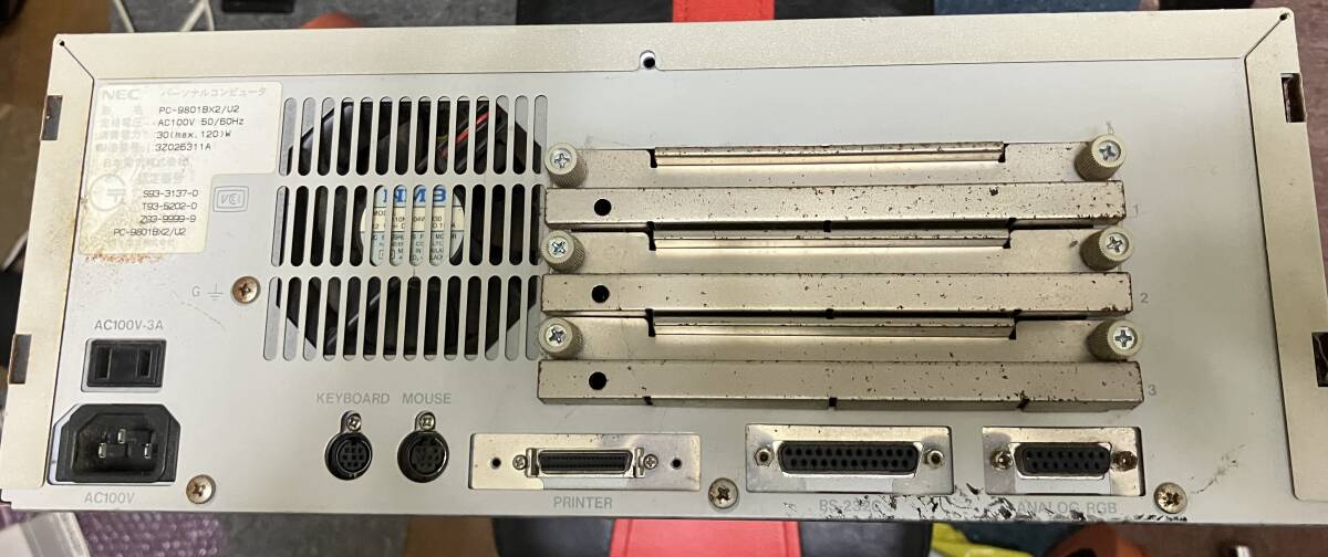 NEC PC-9801BX2 ジャンク 通電(デスクトップ)|売買された NEC PC-9801BX2 ジャンク 通電(デスクトップ)|売買された