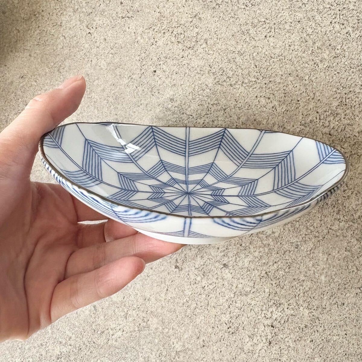 美濃焼 取り皿 5点セット 深皿 矢絣 十草 小皿 楕円 和食器 和柄 美濃焼 取り皿 5点セット 深皿 矢絣 十草 小皿 楕円 和食器 和柄