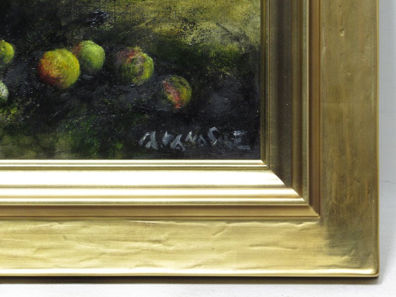 GINZA絵画館】彼末 宏 油絵3号「静物」東美鑑定証書付き GINZA絵画館】彼末 宏 油絵3号「静物」東美鑑定証書付き