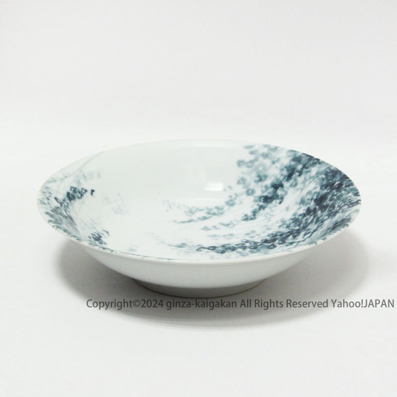 GINZA絵画館】千住 博 「染付枝垂桜」共箱・陶芸家 松尾晋平との GINZA絵画館】千住 博 「染付枝垂桜」共箱・陶芸家 松尾晋平との