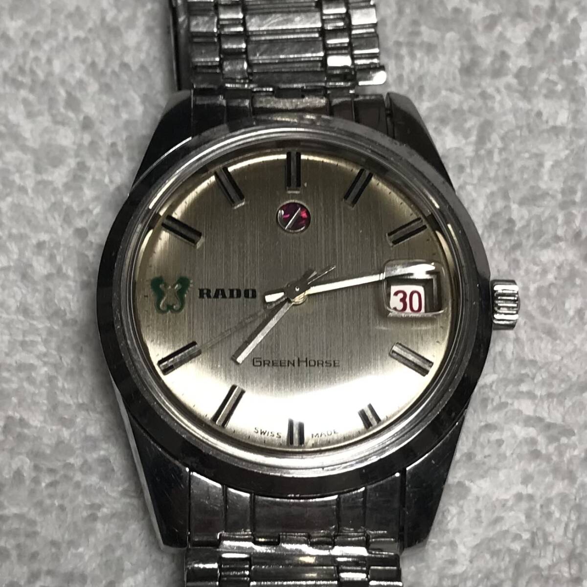 希少 ラドー グリーンホース 稼働品 RADO greenhorse 11840 希少 ラドー グリーンホース 稼働品 RADO greenhorse 11840