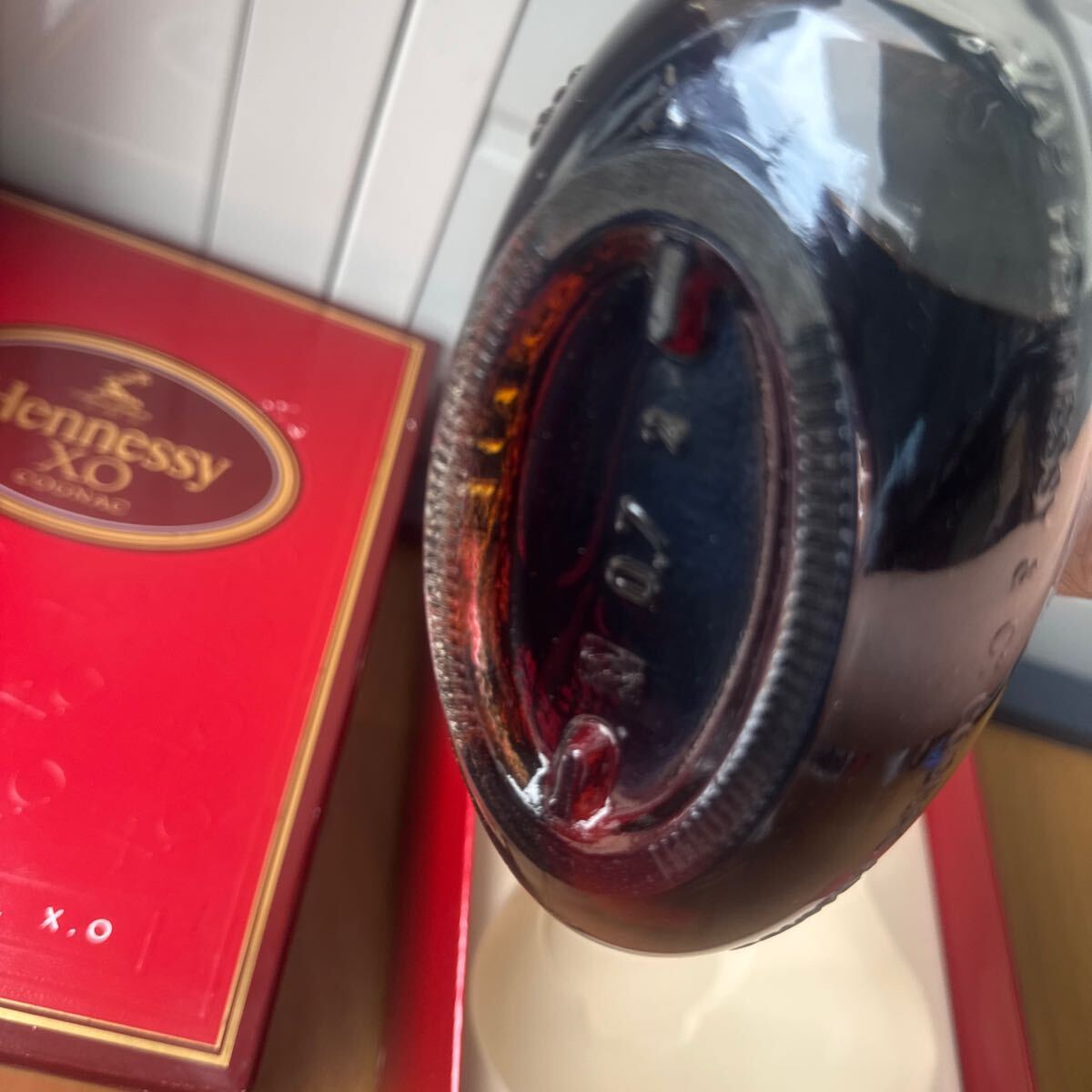未開栓 Hennessy ヘネシー XO 黒キャップ クリアボトル 700ml 40 未開栓 Hennessy ヘネシー XO 黒キャップ クリアボトル 700ml 40