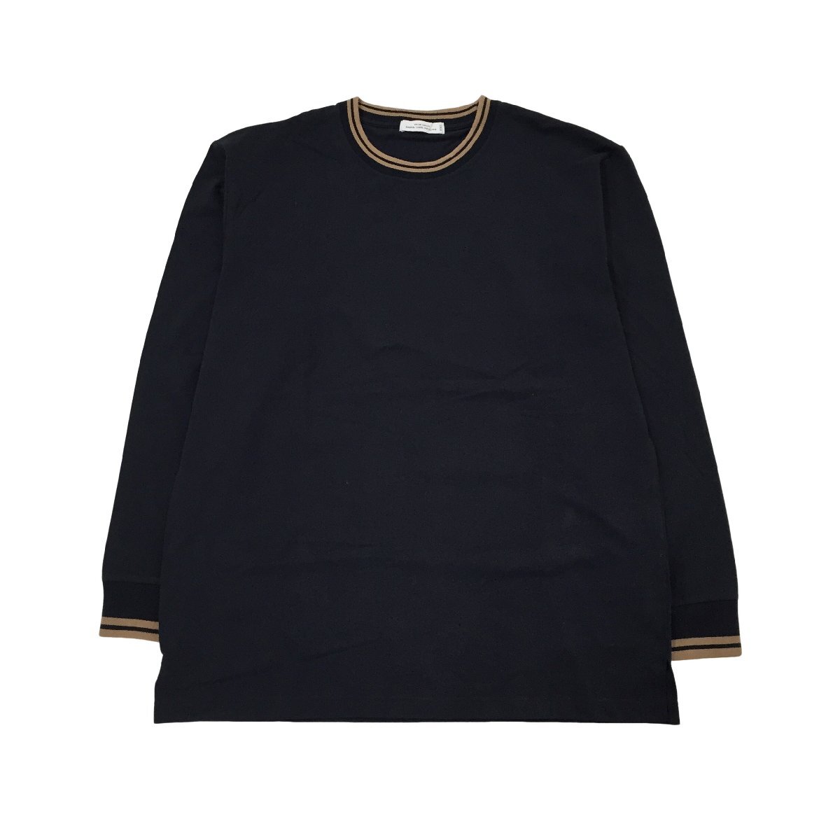 2406F-072 メンズ GREEN LABEL RELAXING グリーンレーベルリラクシング ブラック スウェットトレーナー M 【送料一律！800円】